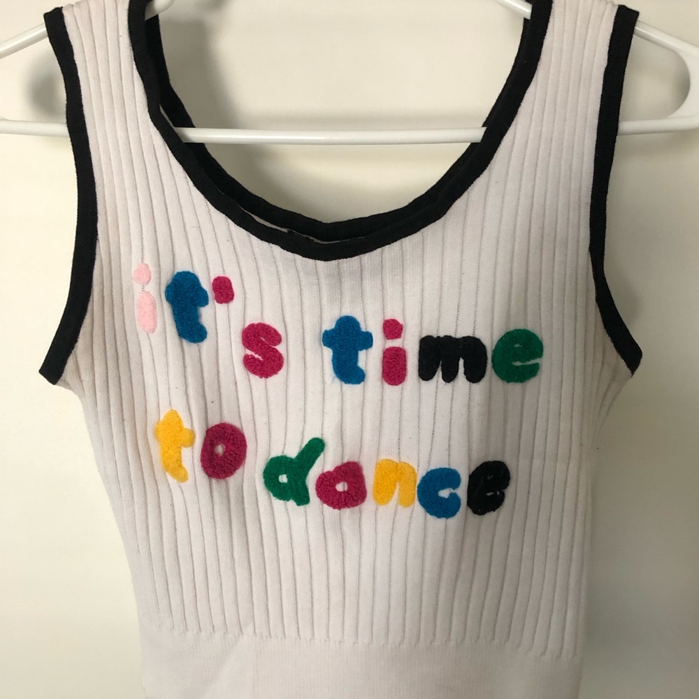 Knit crop top, Cider, Size Medium